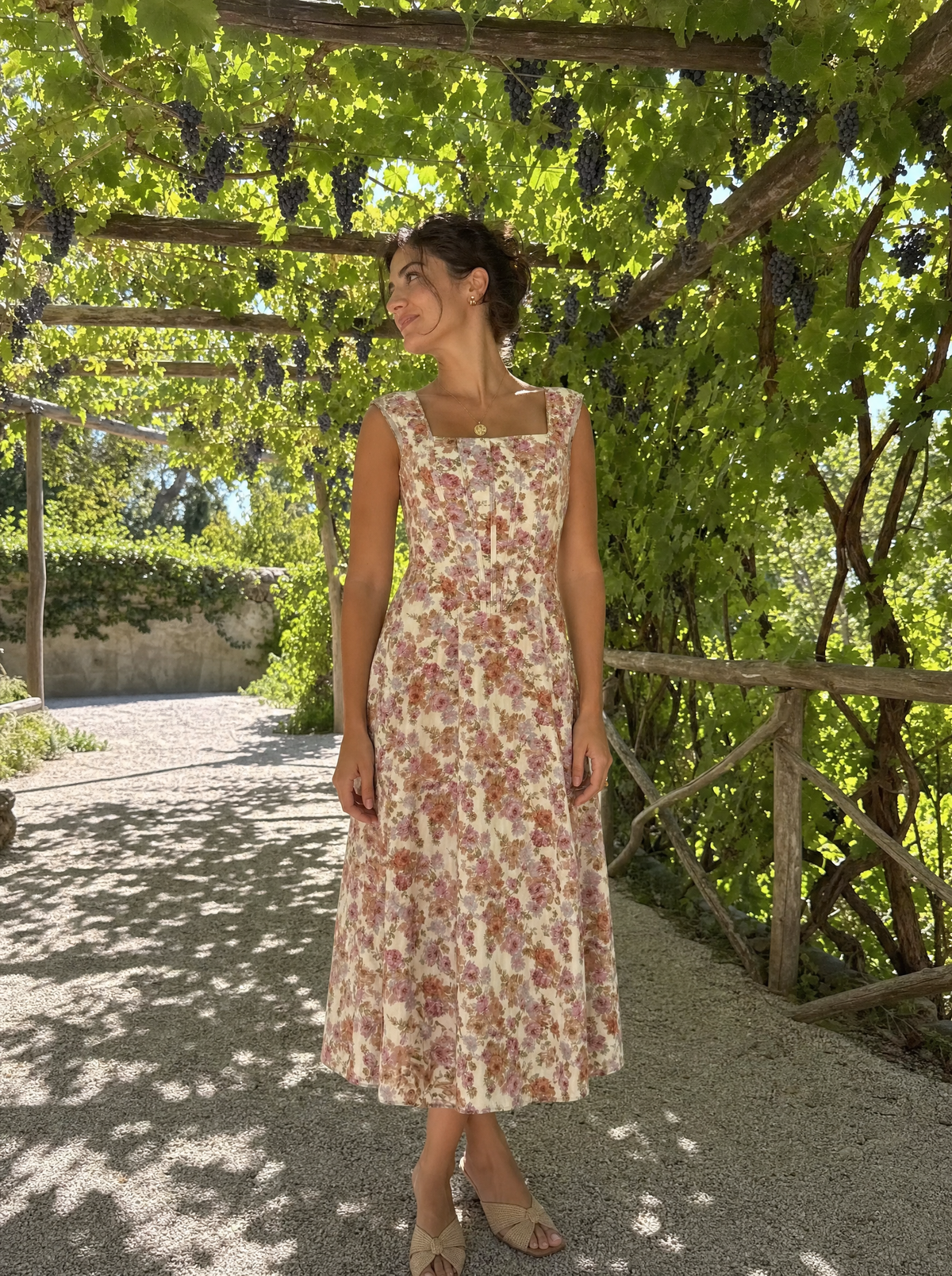 Dahlia Midi-Sommerkleid