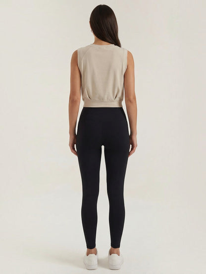 Faye Ärmellosem Crop Top