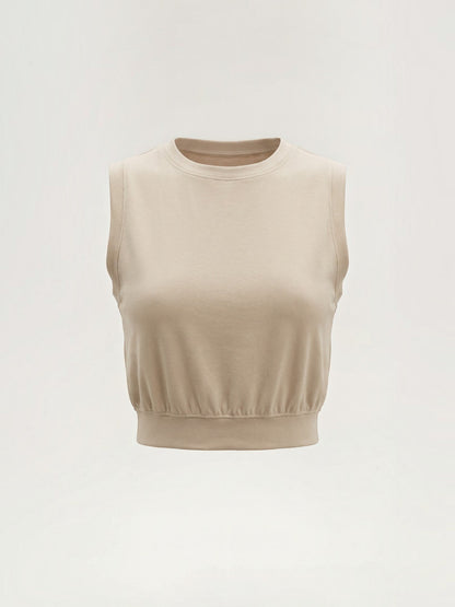Faye Ärmellosem Crop Top