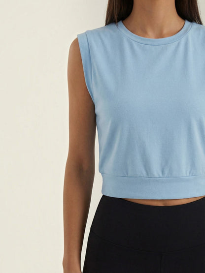 Faye Ärmellosem Crop Top