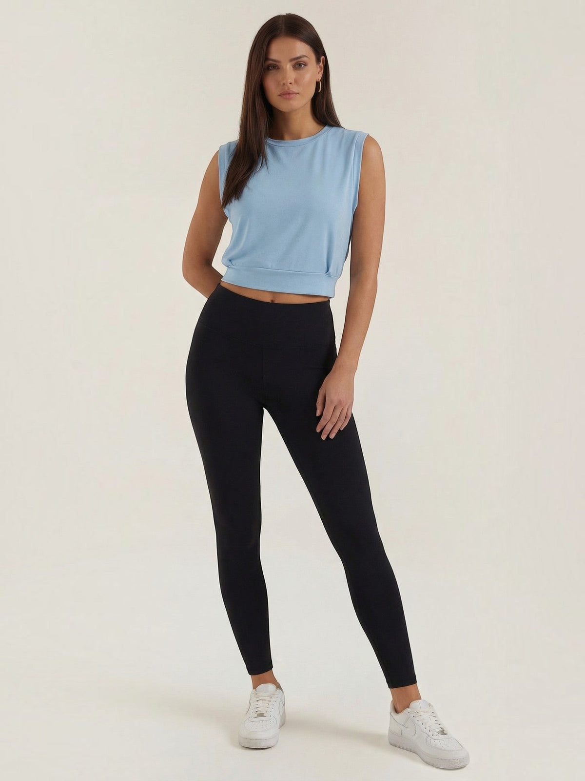 Faye Ärmellosem Crop Top