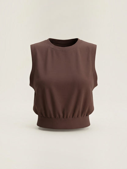 Faye Ärmellosem Crop Top