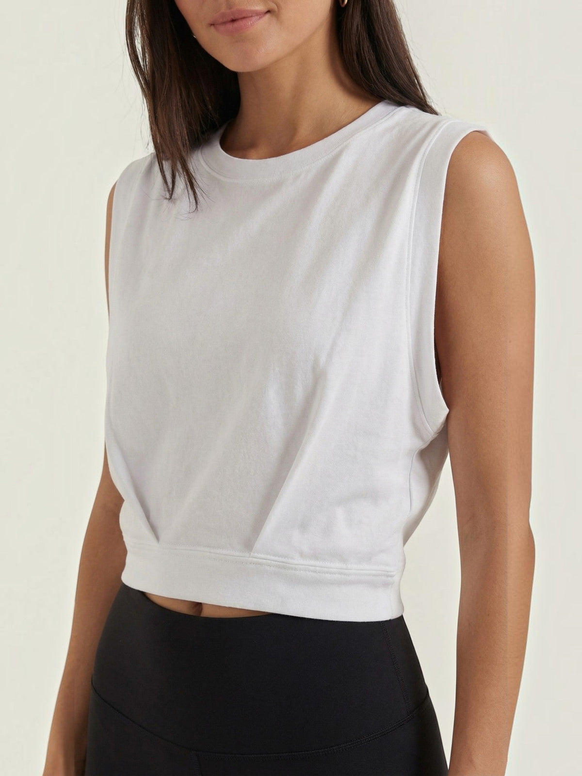 Faye Ärmellosem Crop Top