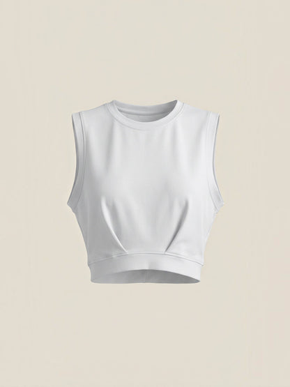 Faye Ärmellosem Crop Top
