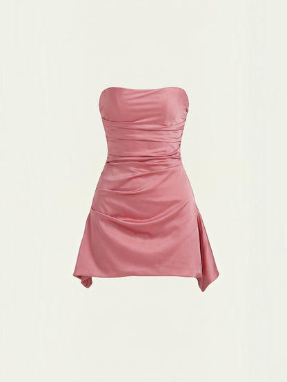 Genevieve Trägerloses Minikleid