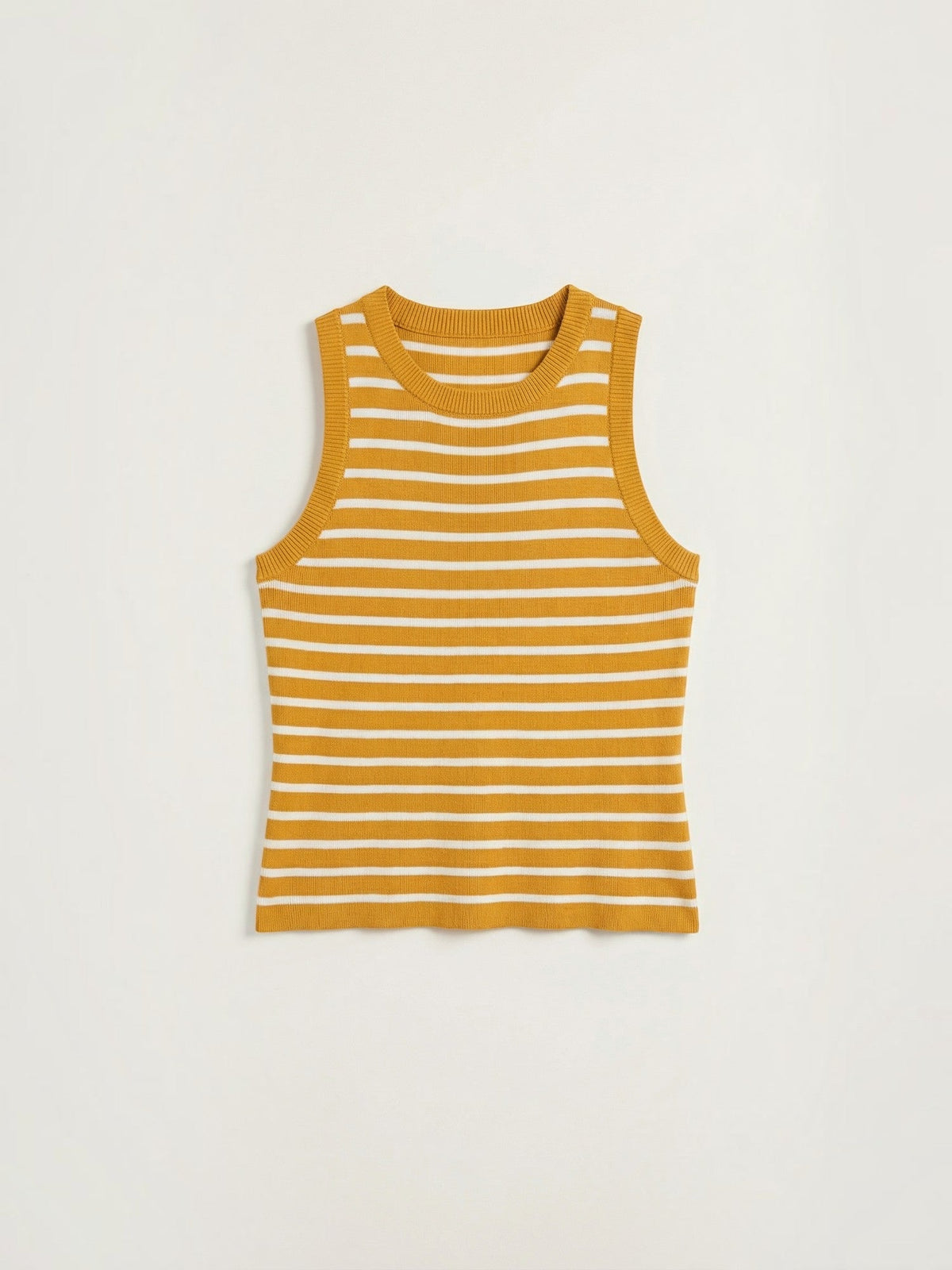 Heloise Strick-Crop-Top mit Streifenmuster