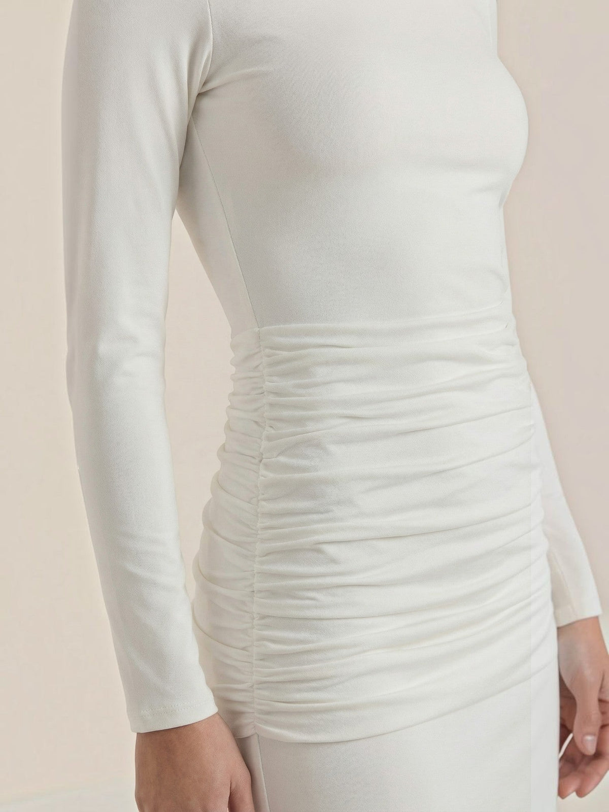Krista Maxikleid mit Rollkragen