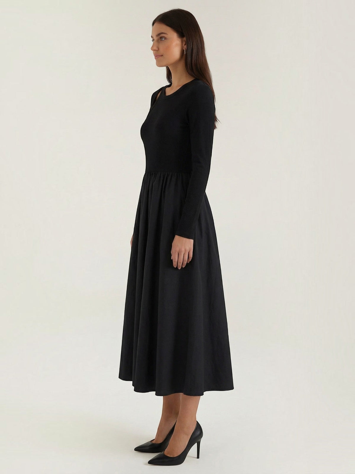 Melissa Baumwoll-Midikleid