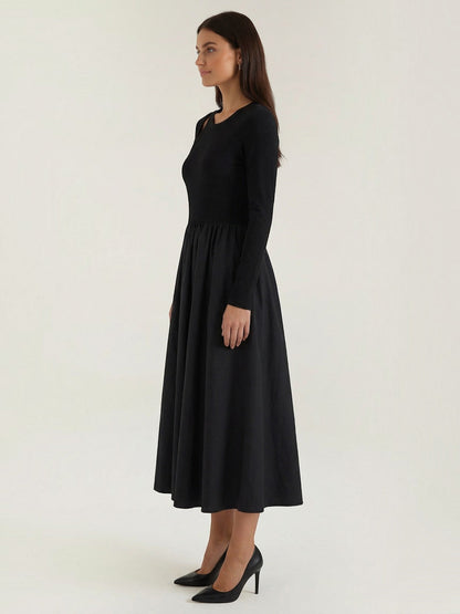 Melissa Baumwoll-Midikleid