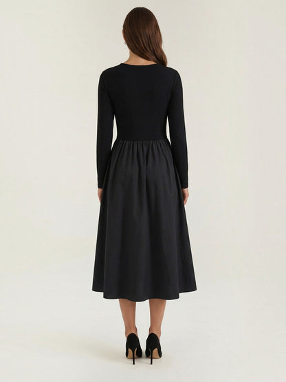 Melissa Baumwoll-Midikleid