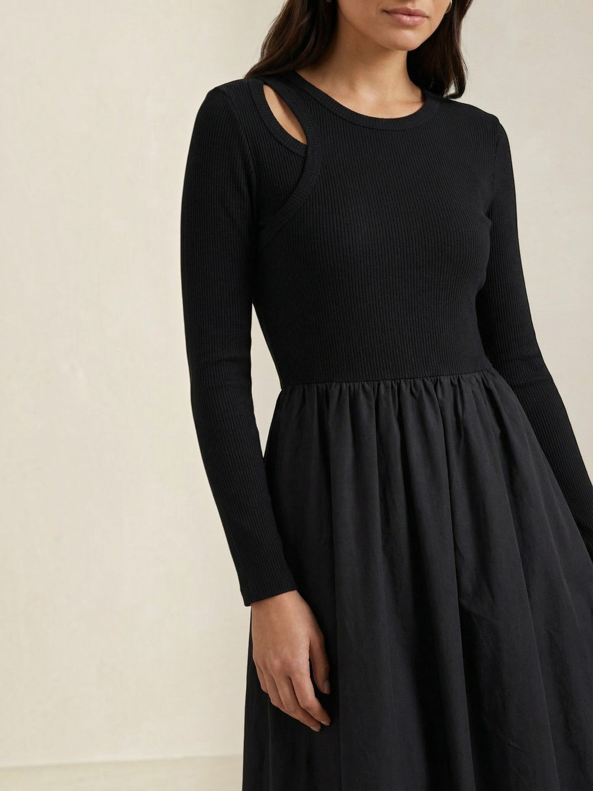 Melissa Baumwoll-Midikleid