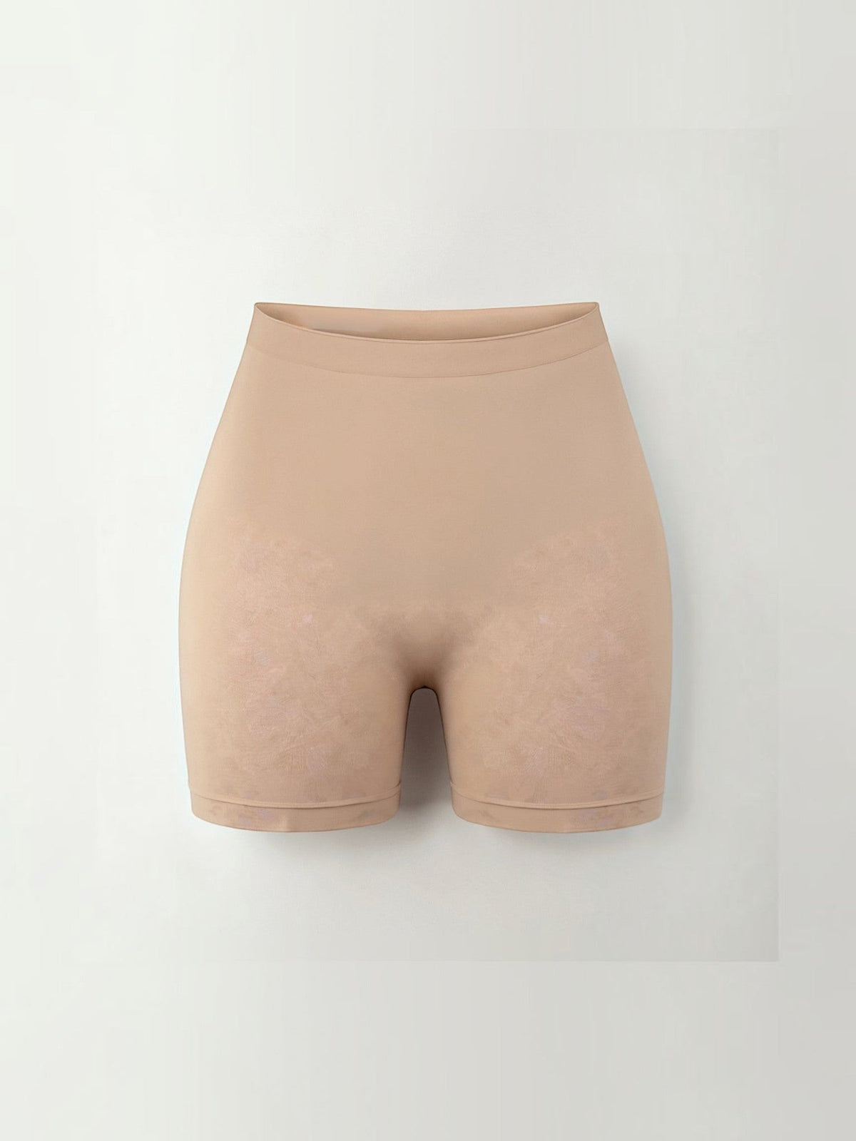 Nahtlose Shorts mit hoher Taille über dem Knie