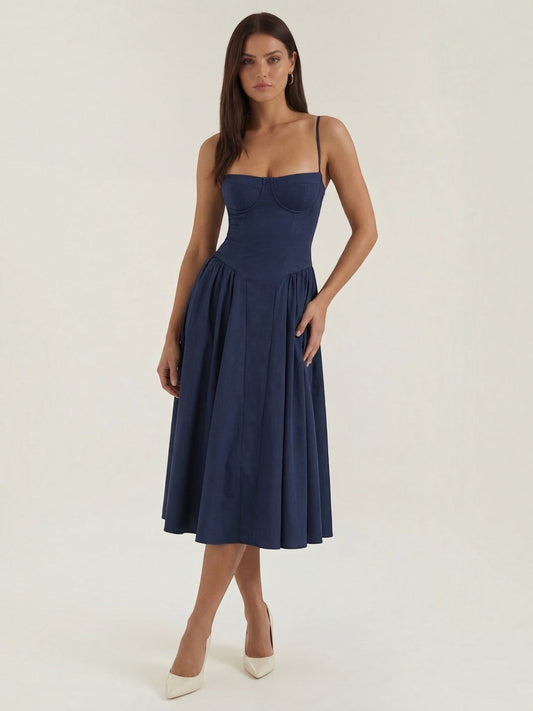 Odette Korsett-Midikleid