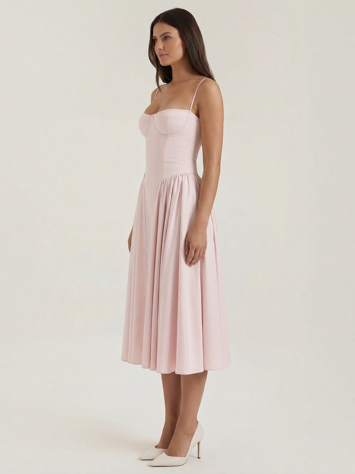 Odette Korsett-Midikleid