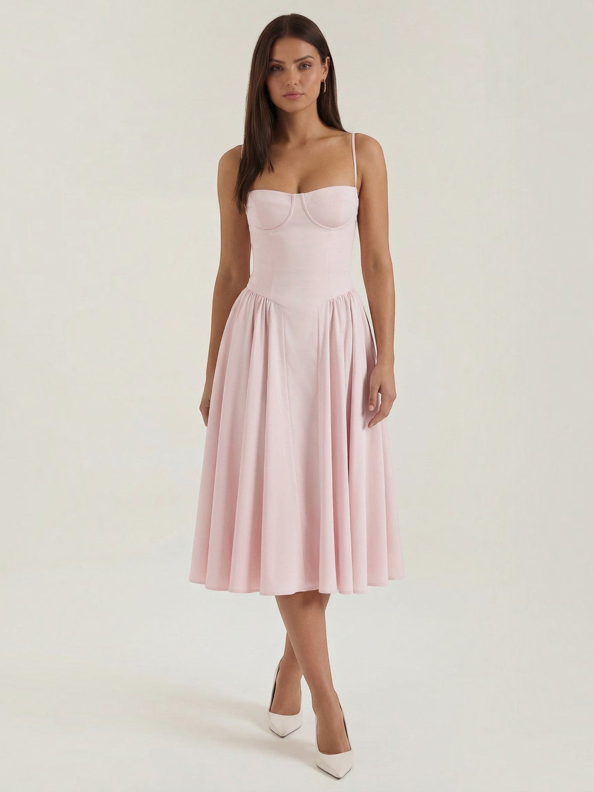 Odette Korsett-Midikleid