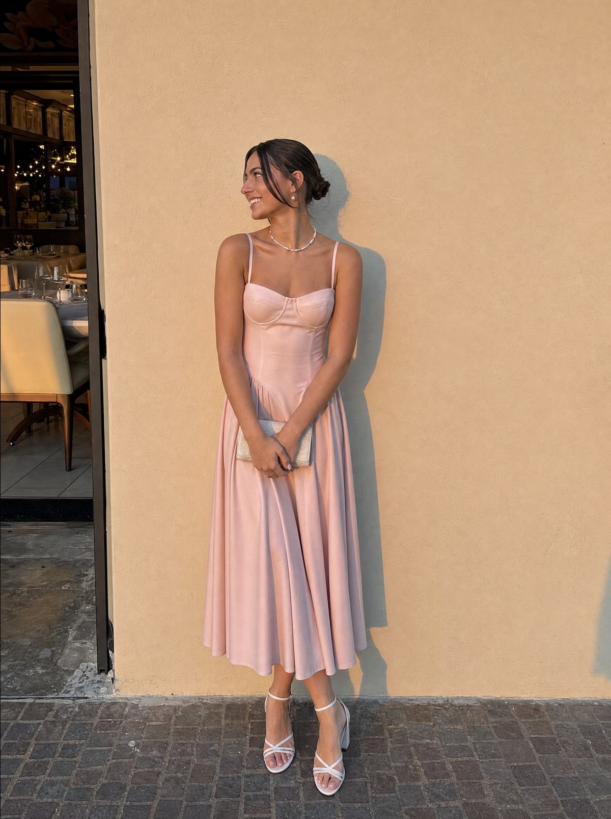 Odette Korsett-Midikleid