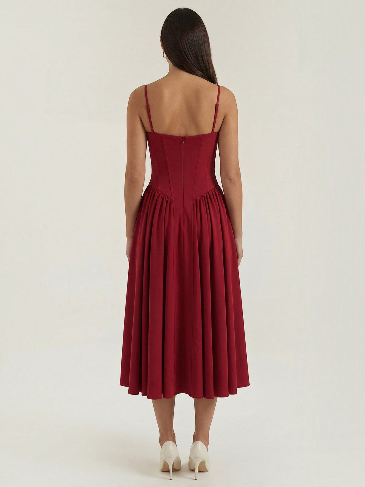 Odette Korsett-Midikleid