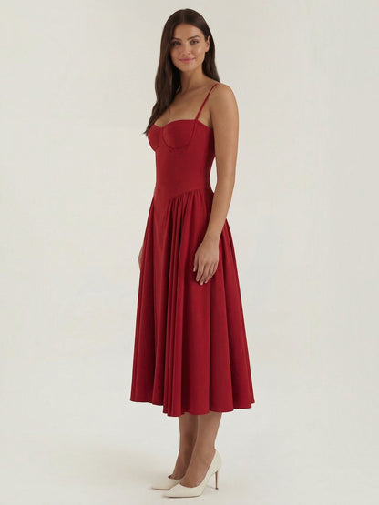 Odette Korsett-Midikleid