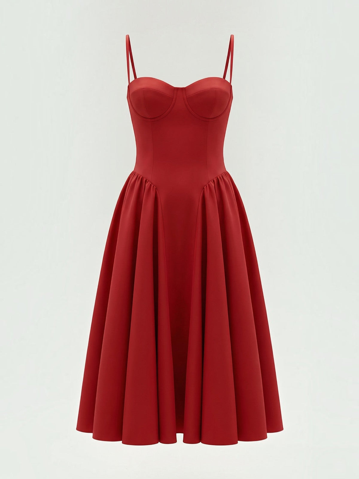 Odette Korsett-Midikleid