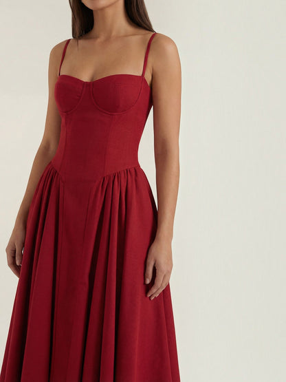 Odette Korsett-Midikleid