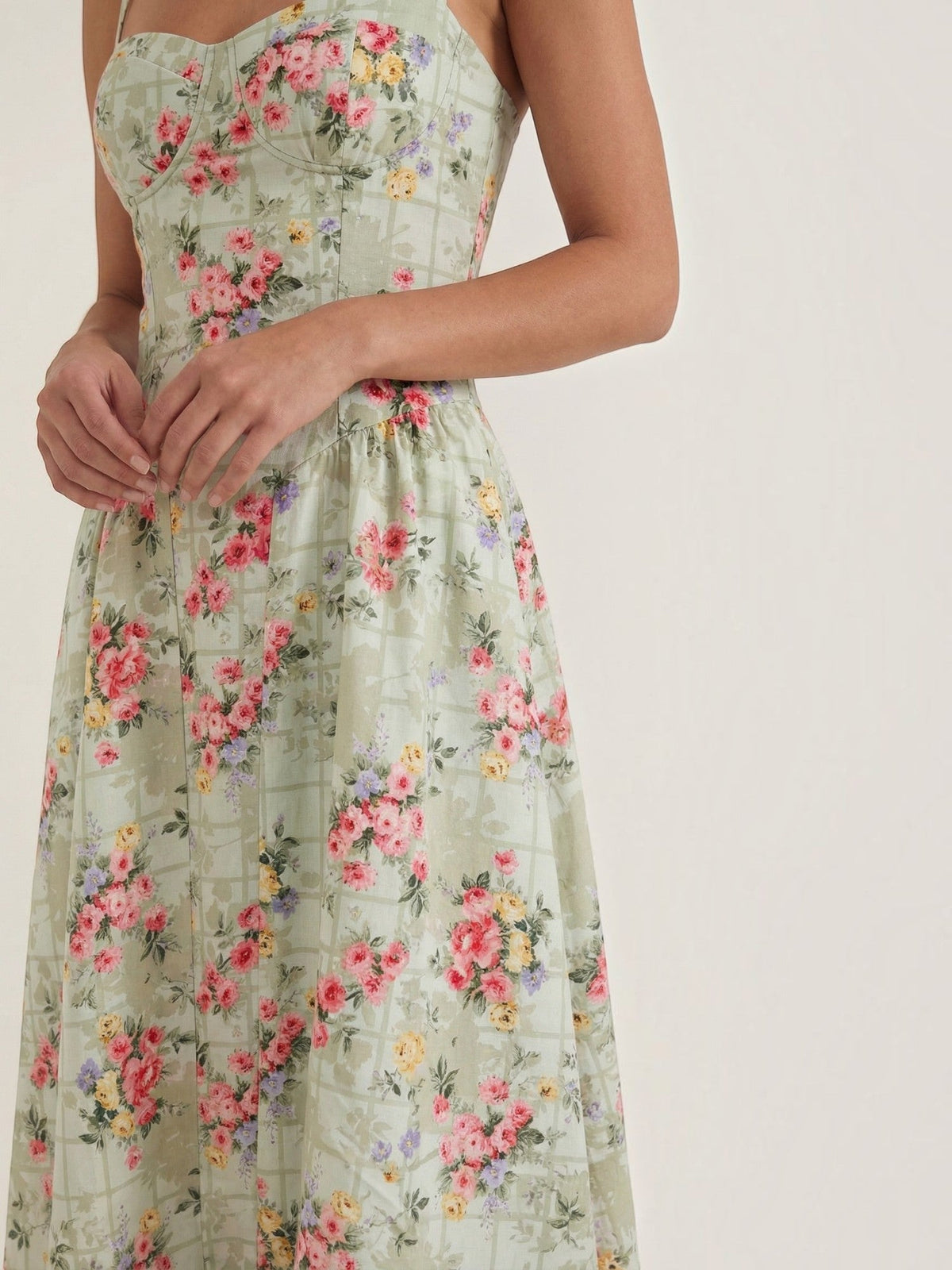 Odette Korsett-Midikleid