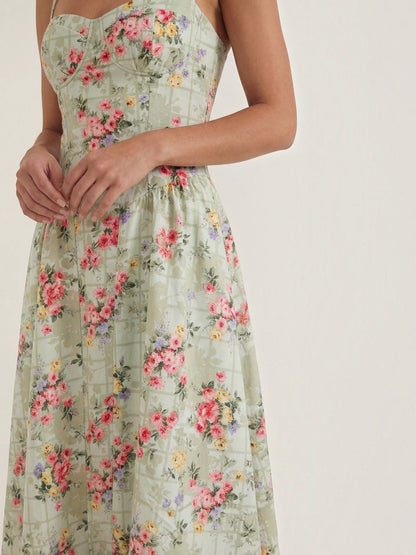 Odette Korsett-Midikleid