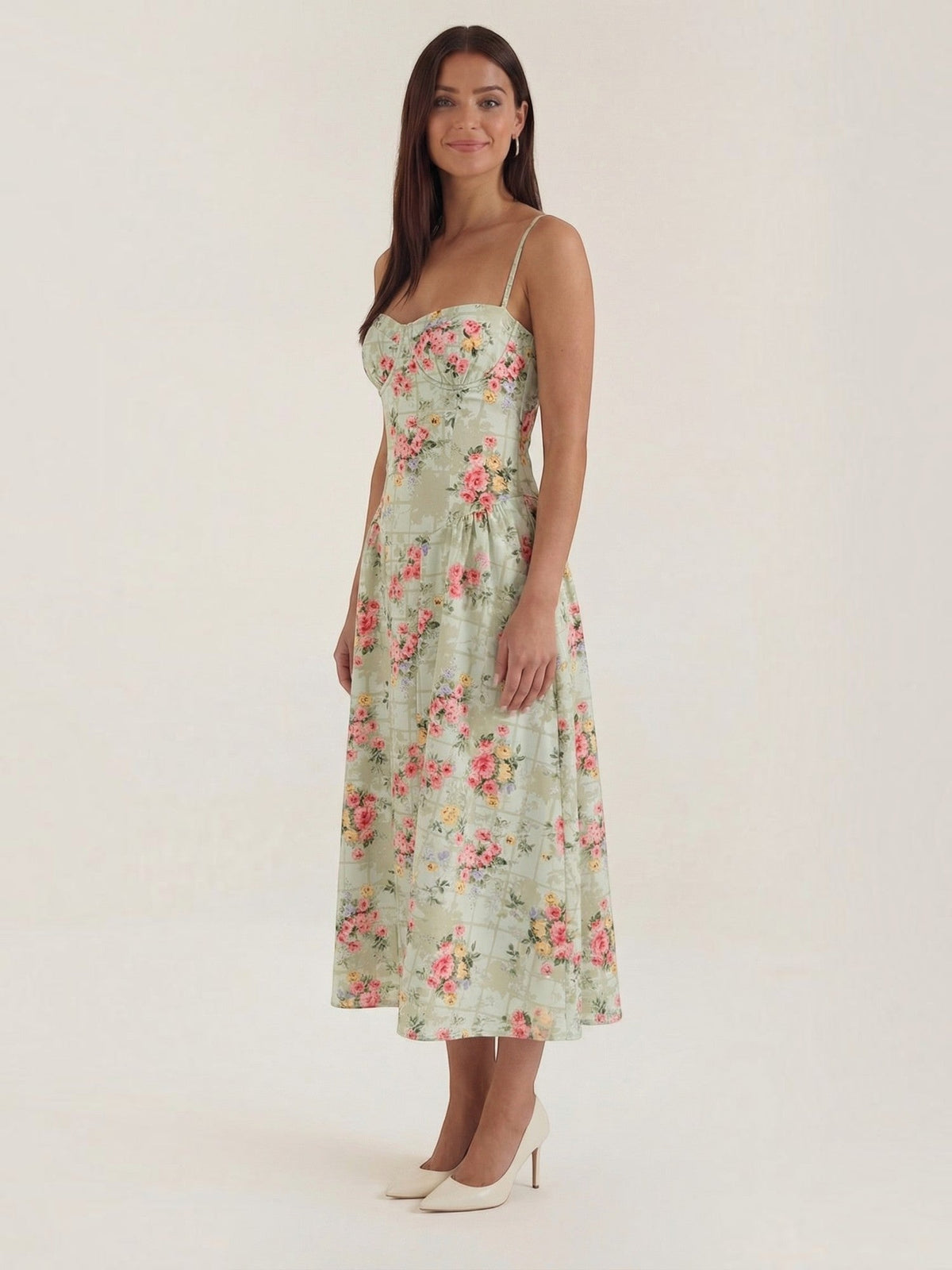 Odette Korsett-Midikleid