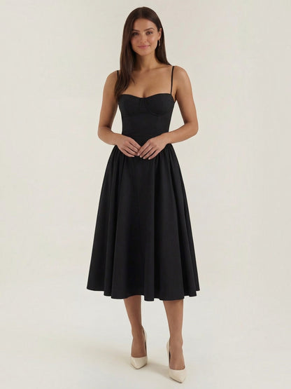 Odette Korsett-Midikleid