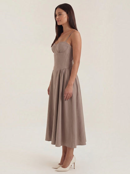 Odette Korsett-Midikleid