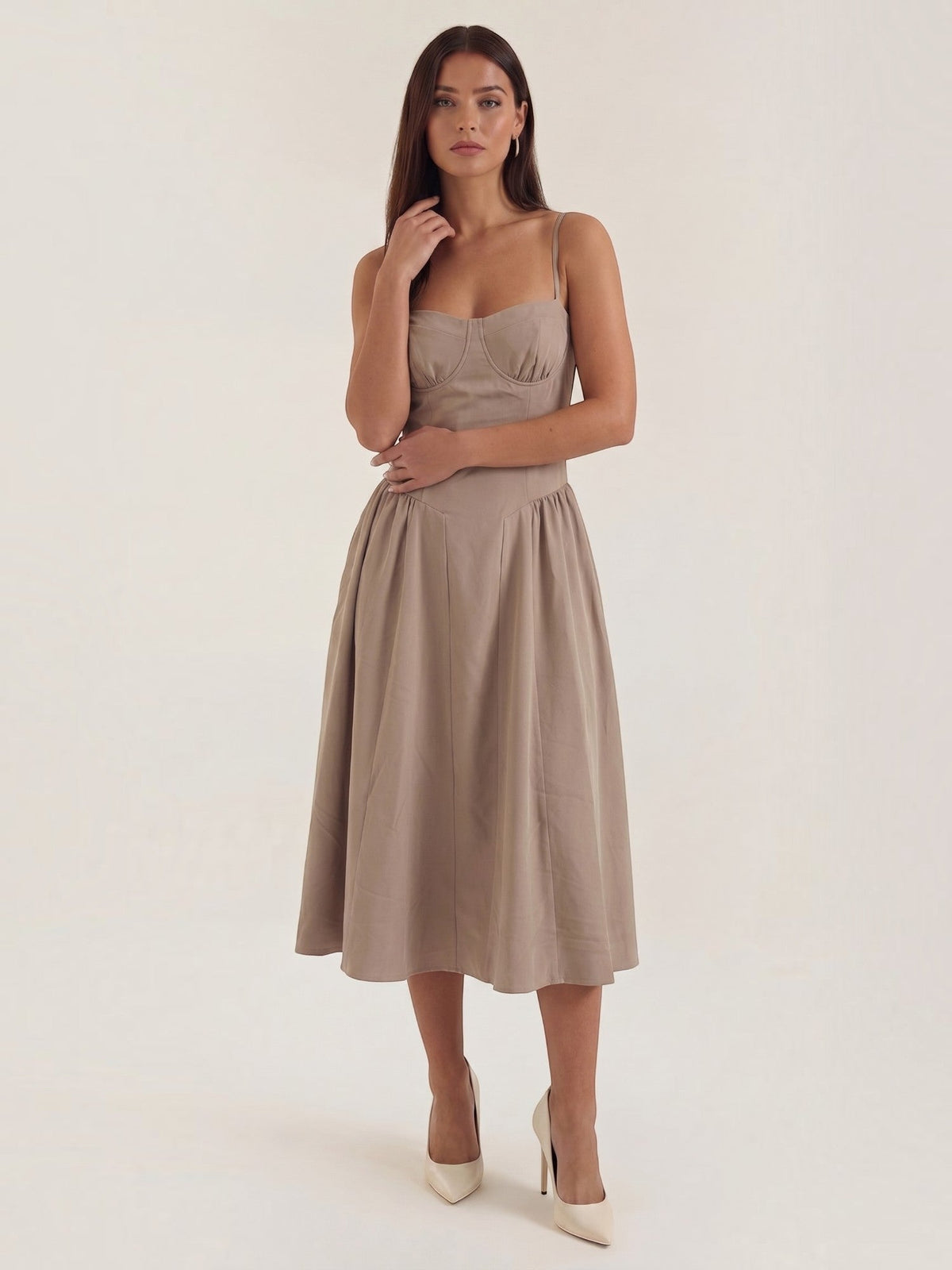 Odette Korsett-Midikleid