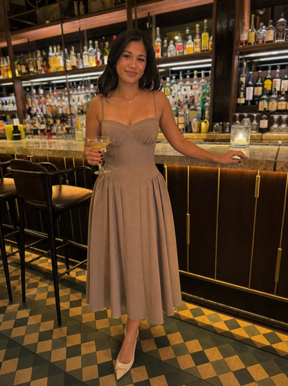 Odette Korsett-Midikleid