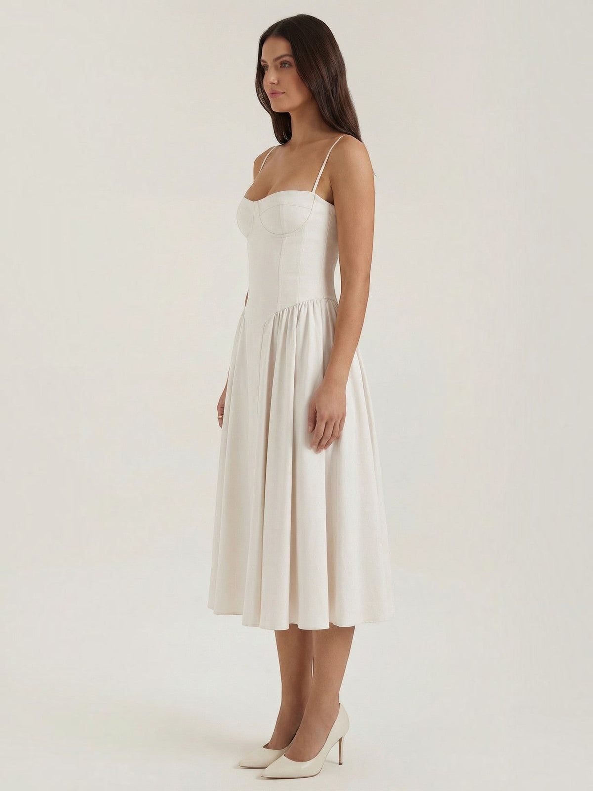 Odette Korsett-Midikleid