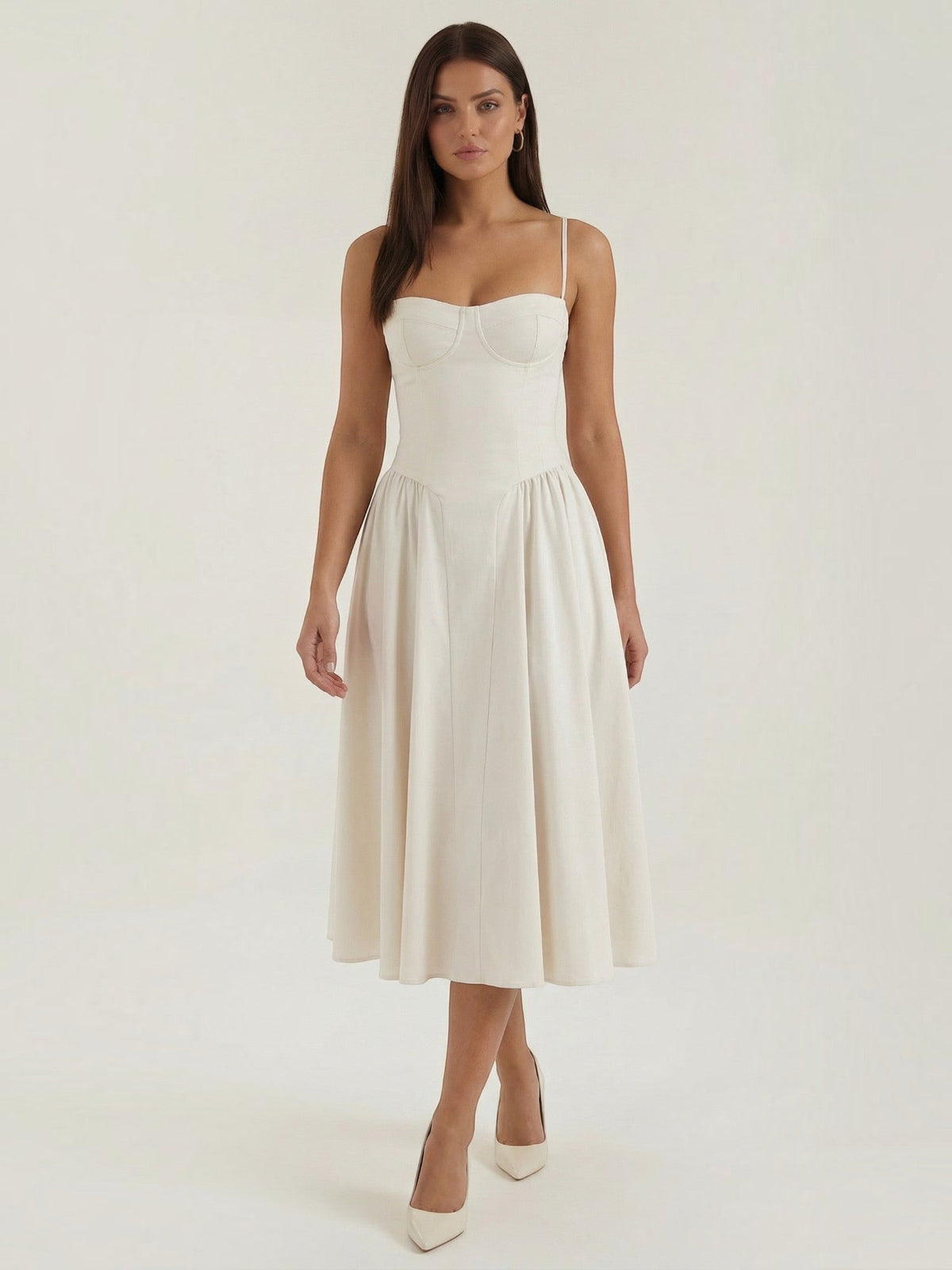 Odette Korsett-Midikleid