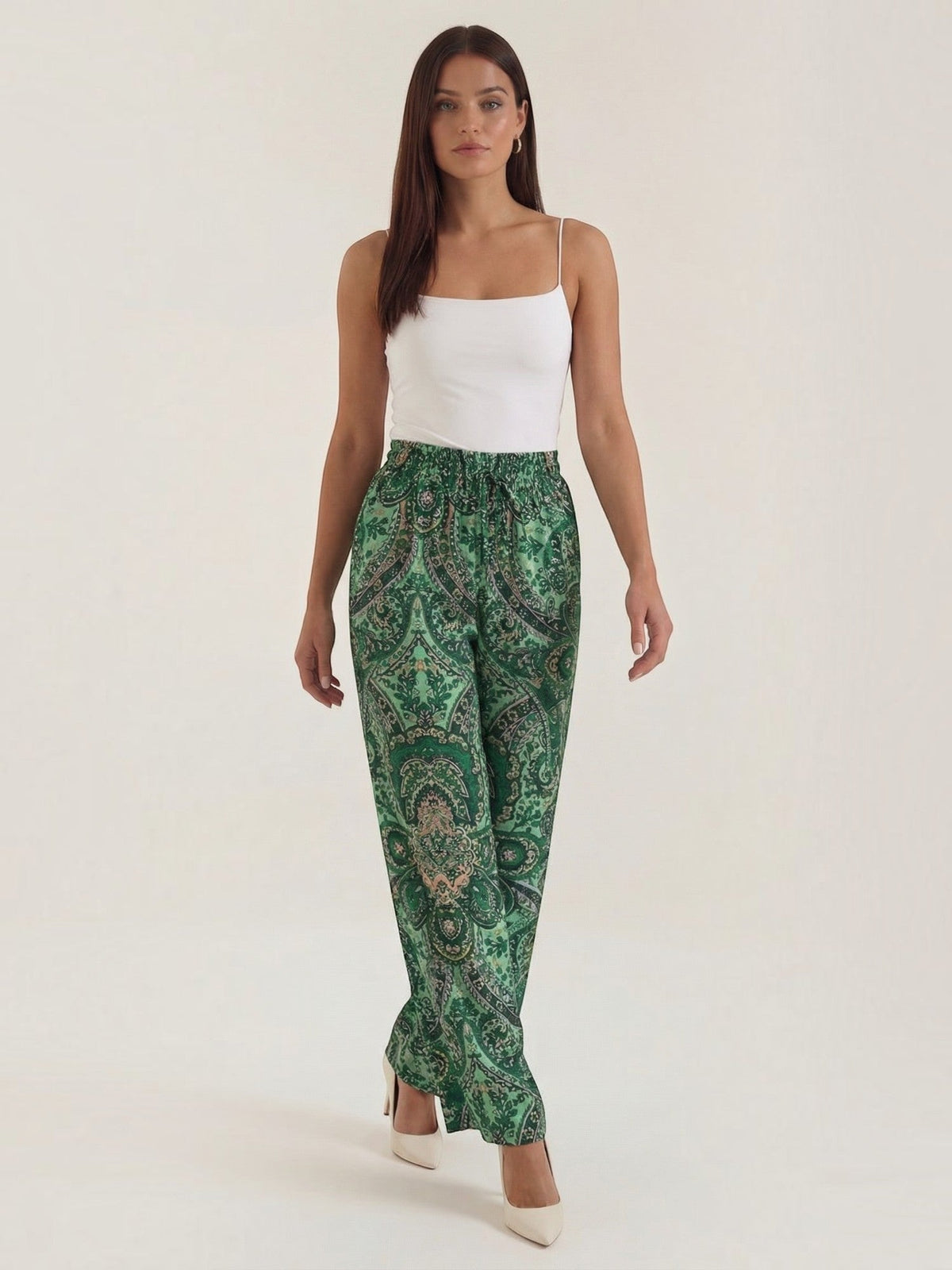 Pam Hose mit Paisley-print