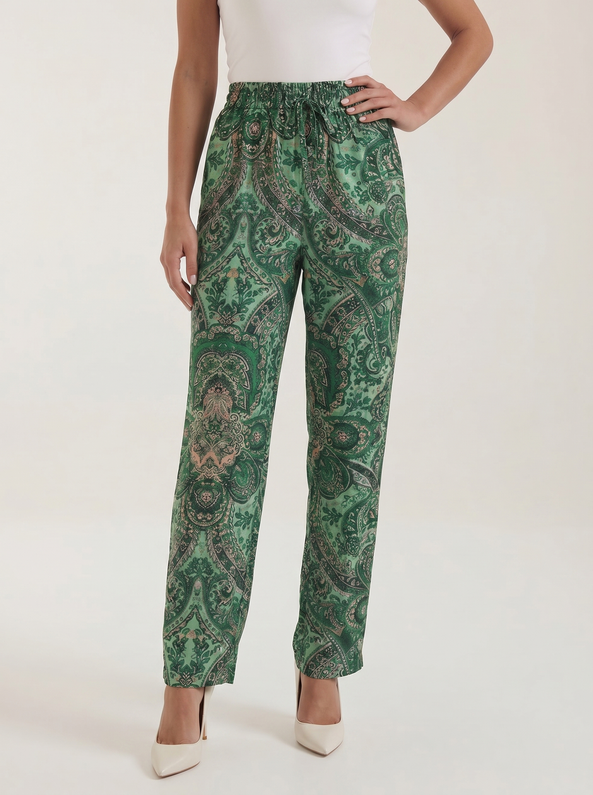 Pam Hose mit Paisley-print