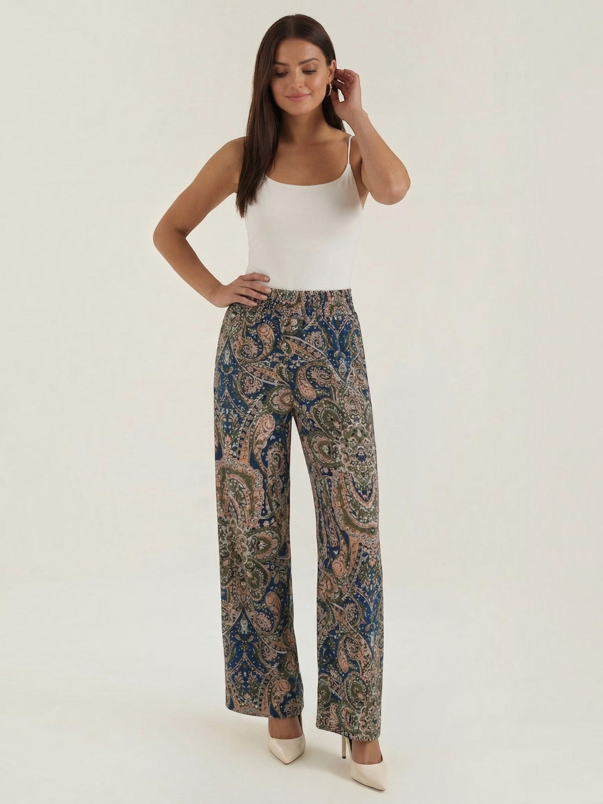 Pam Hose mit Paisley-print