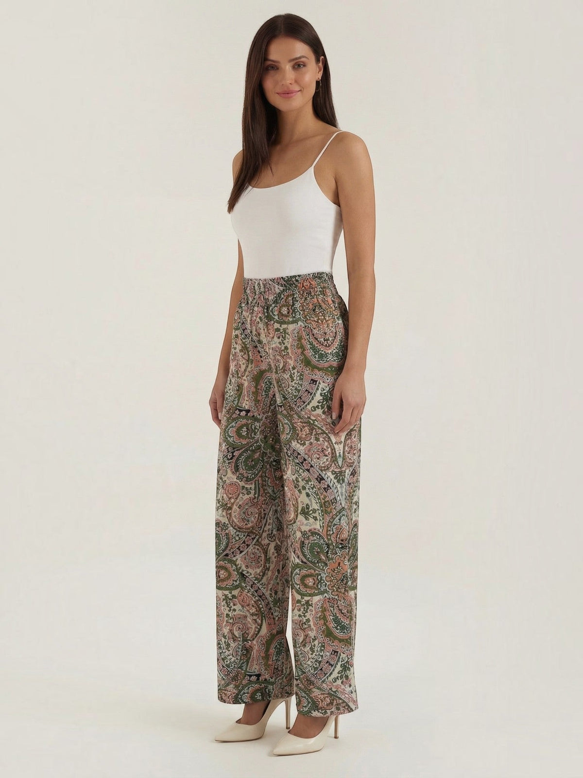 Pam Hose mit Paisley-print