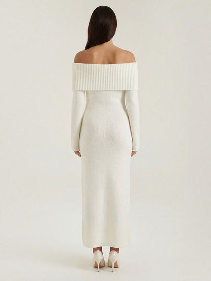 Quinlan Maxi-Strickkleid