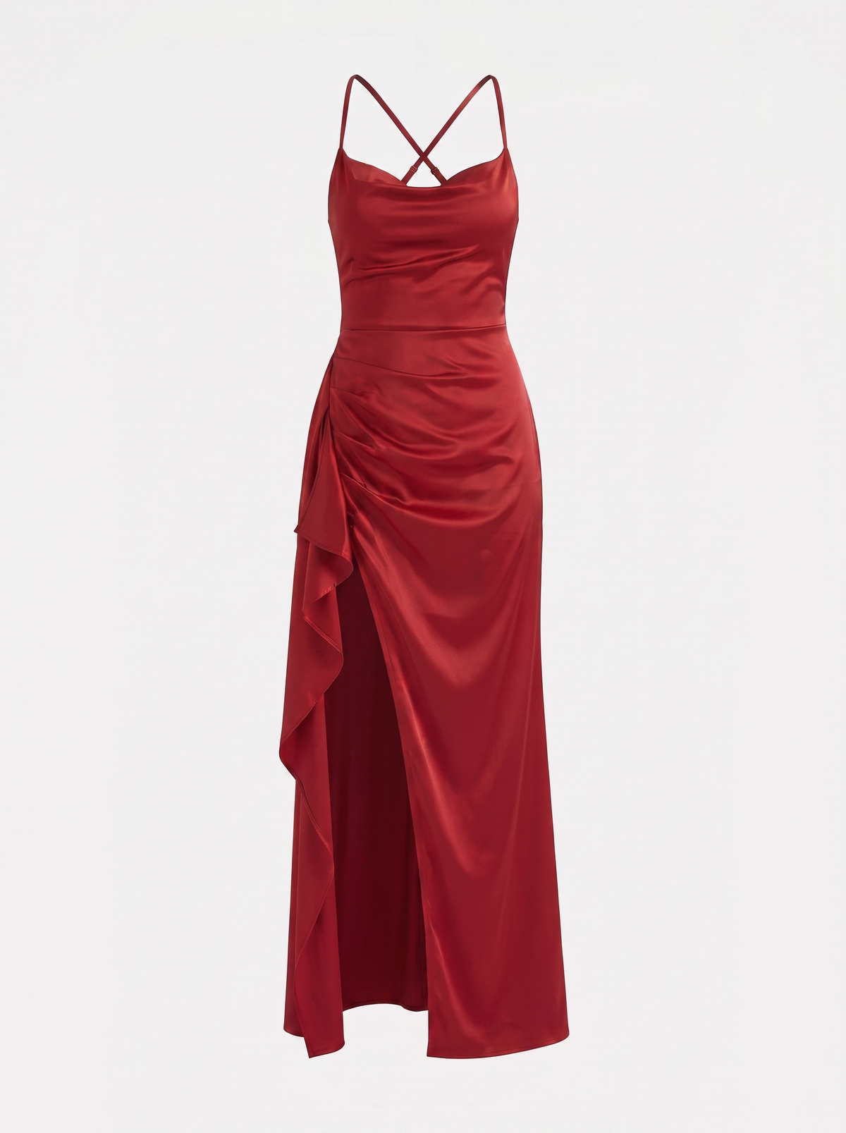 Rhiannon Seidiges Maxi-Slipkleid
