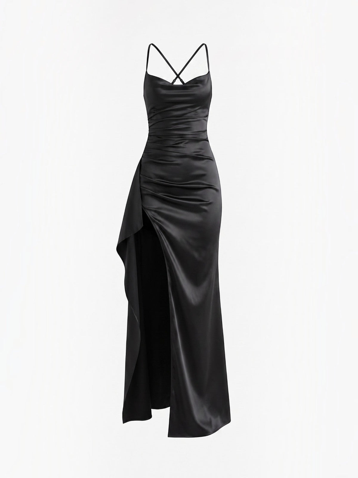 Rhiannon Seidiges Maxi-Slipkleid