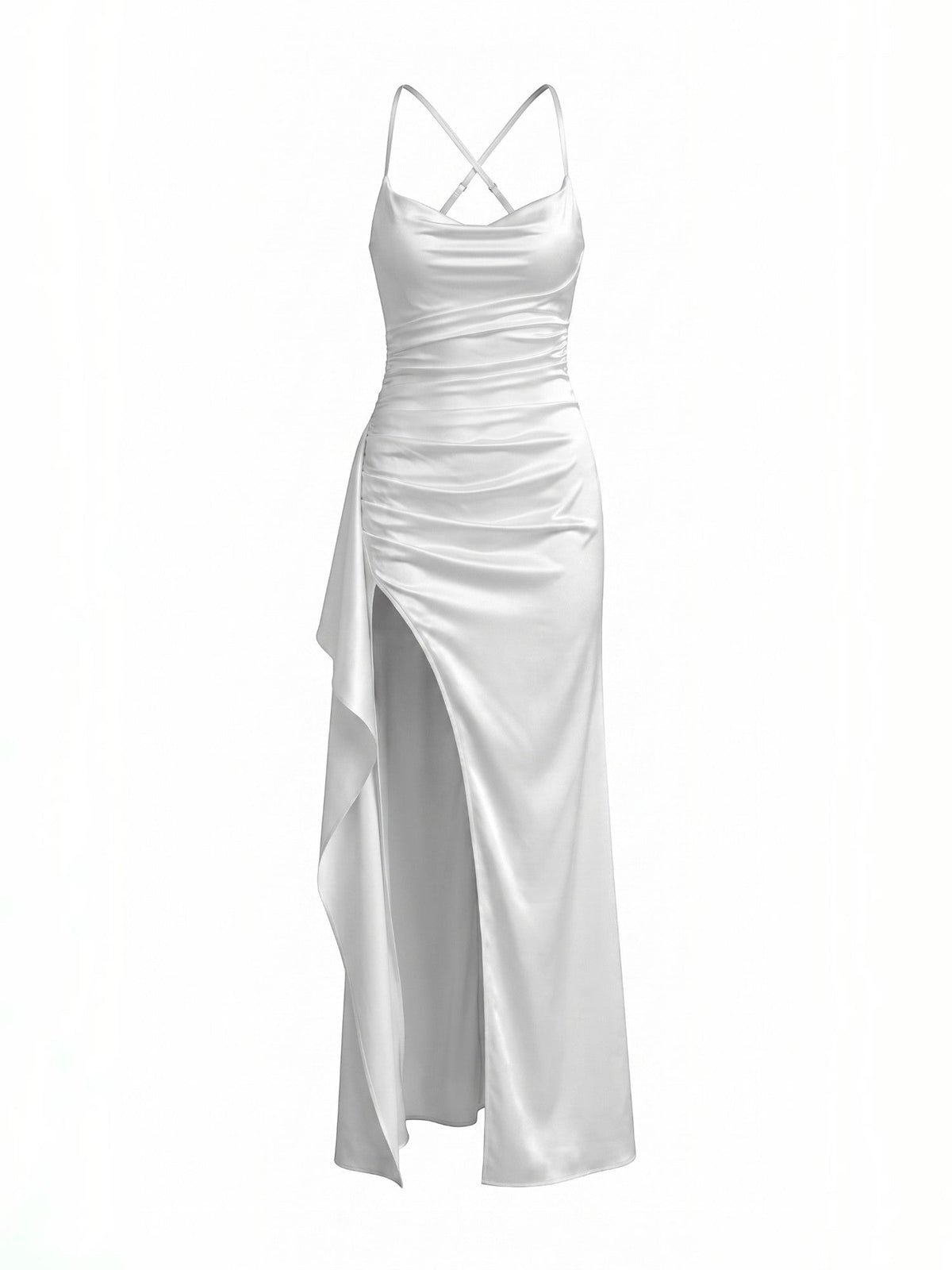 Rhiannon Seidiges Maxi-Slipkleid
