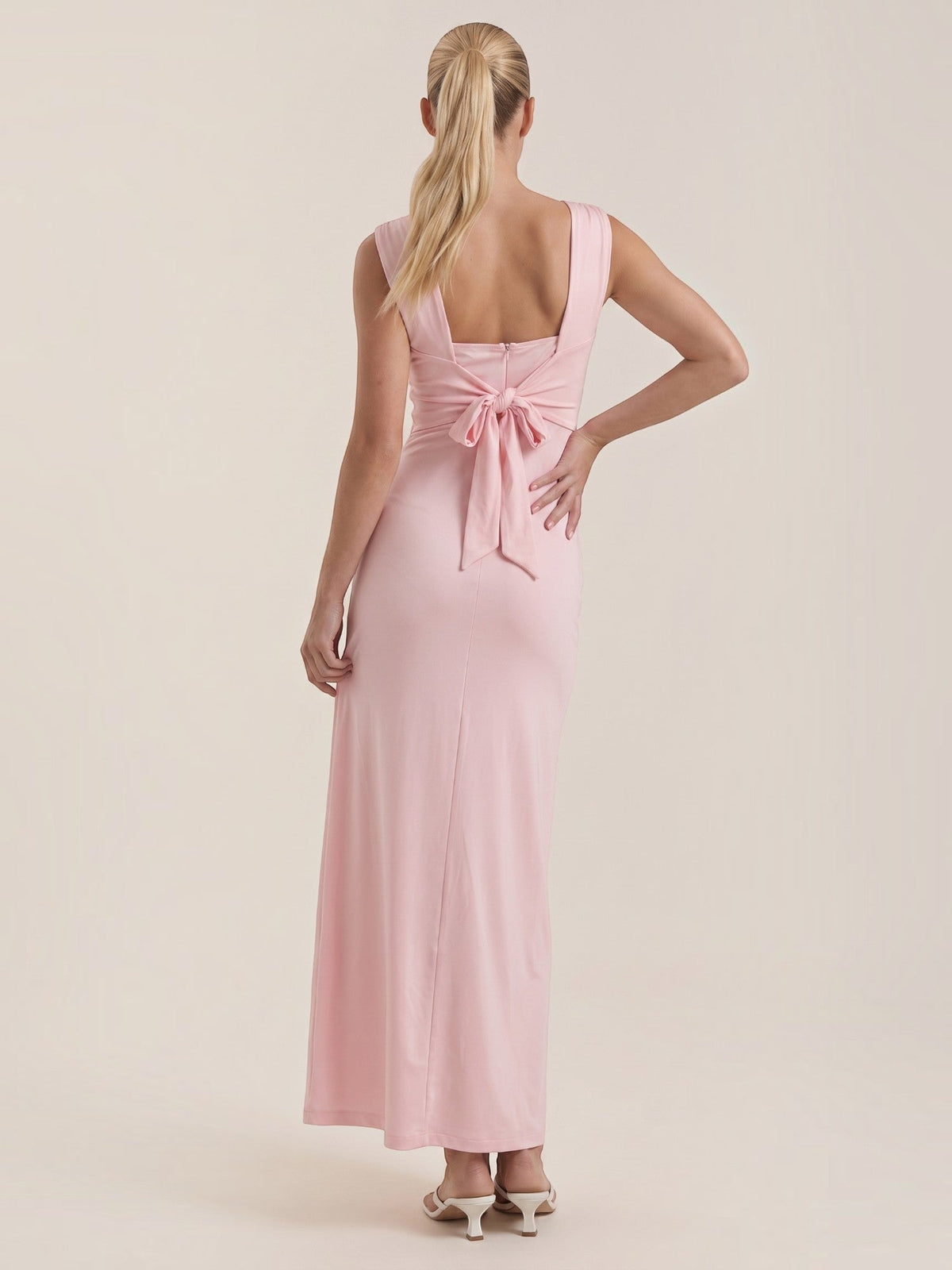 Rhoda Gerafftes Maxikleid