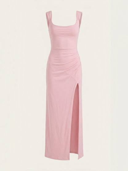 Rhoda Gerafftes Maxikleid