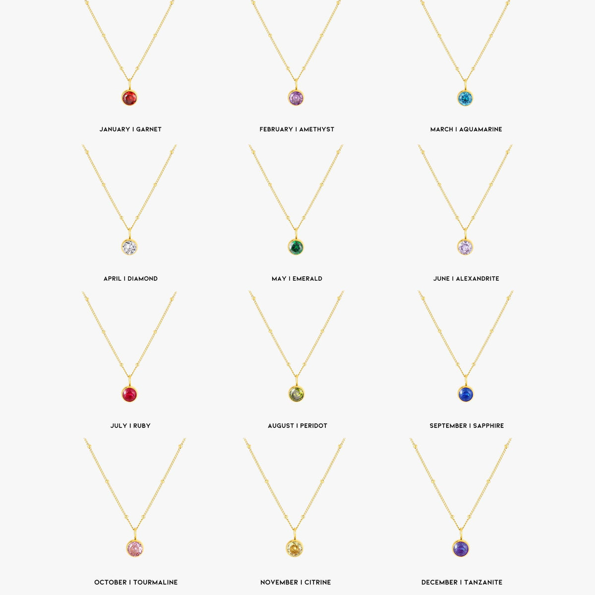 Birthstone Necklace